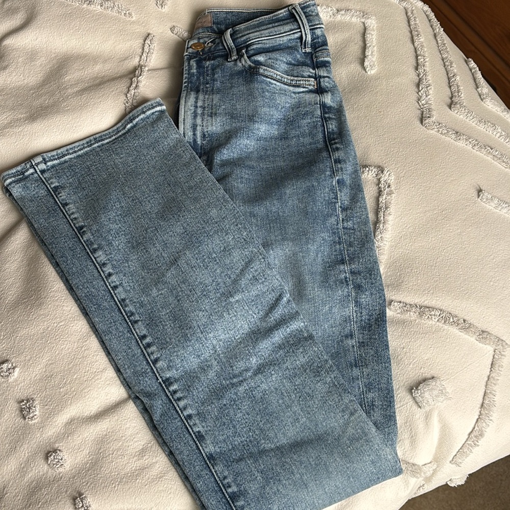 MOTHER High Rise Blue Jeans - Picture 3 of 8